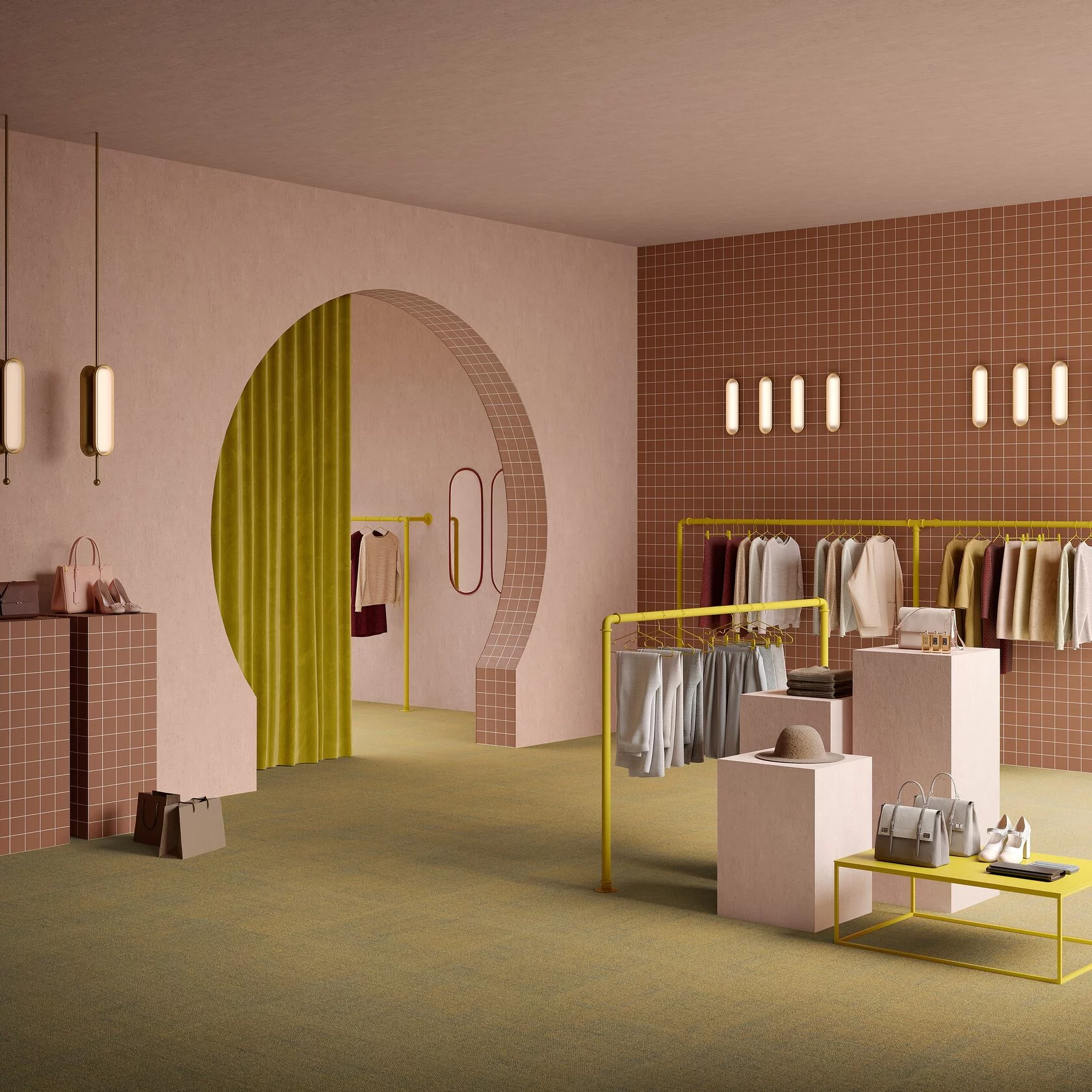 Ковровая плитка Mantra Tile 99 (500*500*6 мм) — купить в Бердске